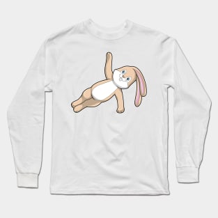 Bunny at Yoga Stretching Long Sleeve T-Shirt